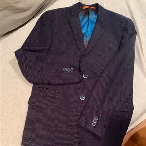 Kids Navy Blazer with Blue Lining